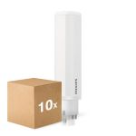 Mehrfachpackung 10x Philips CorePro PL-C LED 9.5W 990lm - 830 Warmweiß | 4-Pins - Ersatz Für 26W