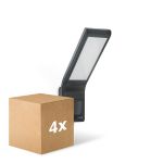 Mehrfachpackung 4x Steinel Led-Scheinwerfer XLED Home Anthrazit 10.5W 550lm - 830  | IP44 - Bewegungssensor - Symmetrisch