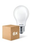 Mehrfachpackung 6x Philips Corepro LED Glühbirne E27 Birne Matt 8.5W 1055lm - 830  | Ersatz Für 75W