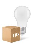 Mehrfachpackung 10x Ledvance Classic LED E27 Birne Matt 4.9W 470lm - 827  | Ersatz Für 40W