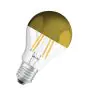 Osram Classic LED E27 Birne Fadenlampe Spiegel Gold 4W 400lm - 827  | Ersatz Für 35W