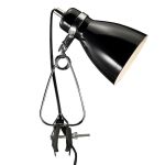 Nordlux Lampe De Chevet Cyclone Clamp Métal Noir | Convient pour 1x E14