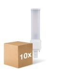 Lot 10x Ledvance Dulux-D LED 7W - 840 Blanc Froid | 2 Broches - Remplacement 18W