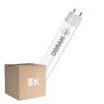 Lot 8x Osram Tube LED T8 (EM/Direct 230V) Standard Output 5.4W 650lm - 840 Blanc Froid | 44cm - Remplacement 15W