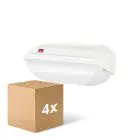 Lot 4x Philips LED Sécurité Coreline BWC110 Blanc 9W 900lm - 830  | 242x110mm - IP54 - Détecteur De Lumière