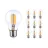 Lot 10x Filament LED E27 Poire Claire 7W 806lm - 827 | Remplacement 60W